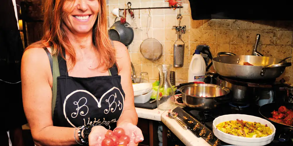 Spis hjemme hos kokken