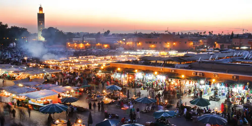 Souksess i Marrakech