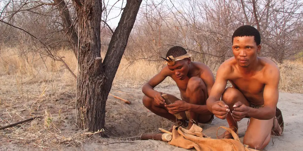 Sanfolket i Kalahari