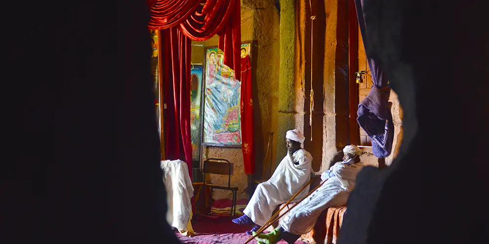 Mirakel i stein i Lalibela