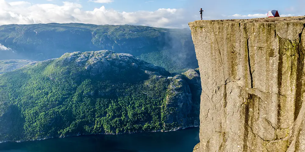 Telttur til Preikestolen