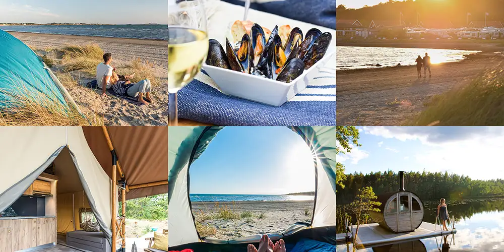 Levva campinglivet  hos söta bror