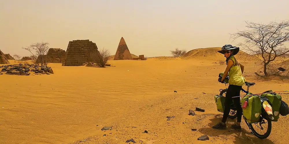 På sykkel gjennom Sudan