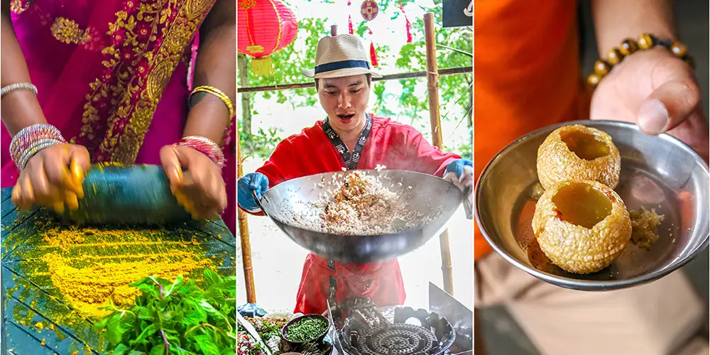 Midt i matfatet på Mauritius