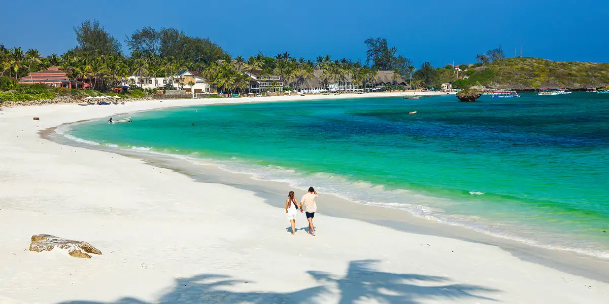 Et strandparadis i Kenya
