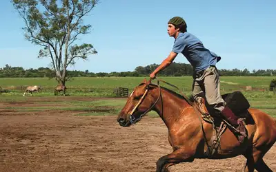 Frieri fra hesteryggen i Argentina