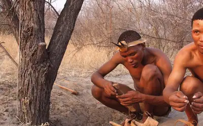 Sanfolket i Kalahari