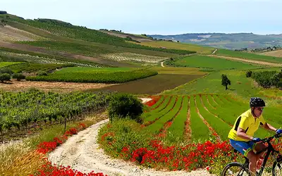 Sicilia fra sykkelsetet