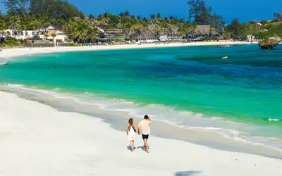 Et strandparadis i Kenya