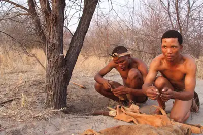 Sanfolket i Kalahari