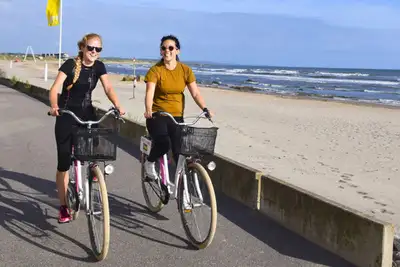 På to hjul langs Kattegat