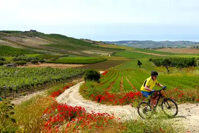 Sicilia fra sykkelsetet