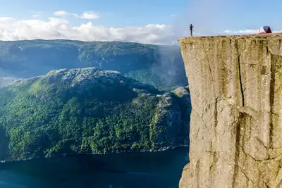 Telttur til Preikestolen