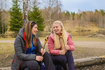 Søte gleder på bålpanna