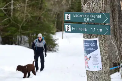 Fotspor i løypa