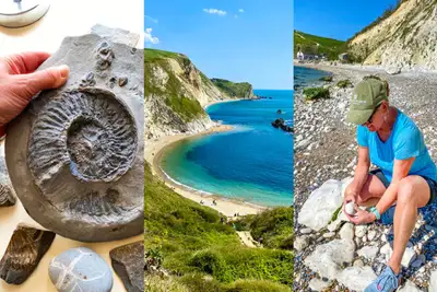 Britisk strandferie på Jurassic Coast