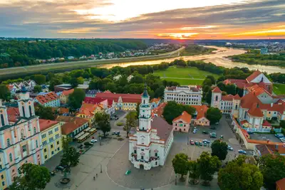 Store gleder i lille Kaunas