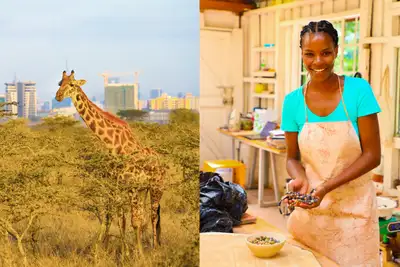 Mote og safari i Nairobi