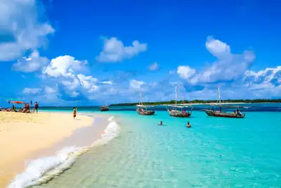 10 på topp på Zanzibar