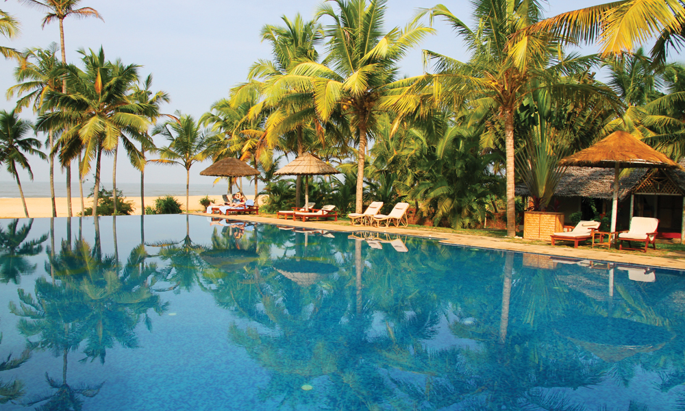 Du velger selv hvor luksuriøst du vil bo i Kerala, men det mangler ikke på alternativ. FOTO: RUNAR LARSEN