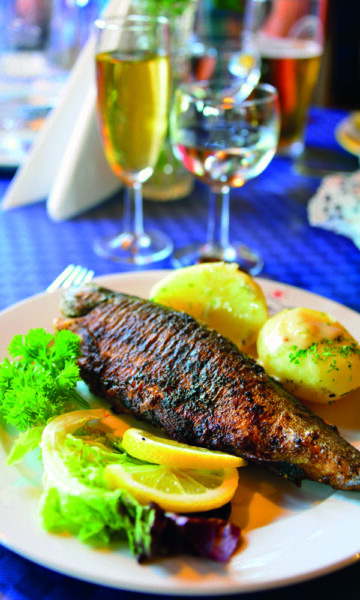 Både Smuksjøseter, Putten seter og Øigardseter byr på treretters middag av høy kvalietet, midt ute i fjellheimen. Foto: Ronny Frimann