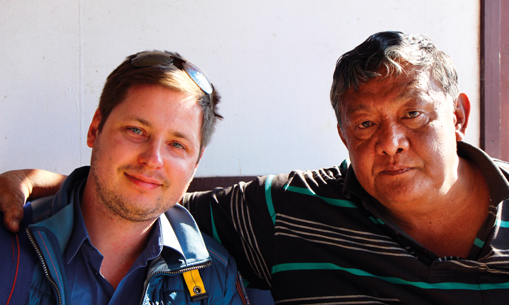 Møtet med Kaka i Nagaland var ett av høydepunktene på bilturen. Foto: Frank Hansen