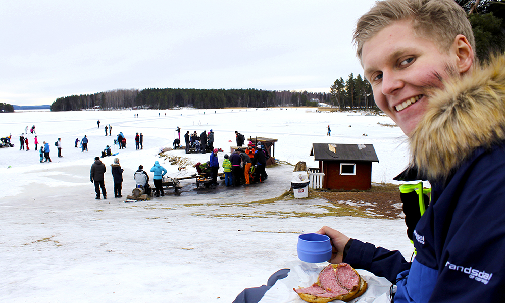 Litt niste og bålkos underveis er viktig. Foto: Ida Anett Danielsen
