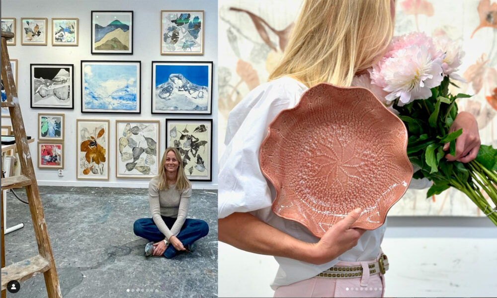 KUNSTNER: Cathrine Knudsen er en veletablert kunstner som finner mye inspirasjon i naturen.